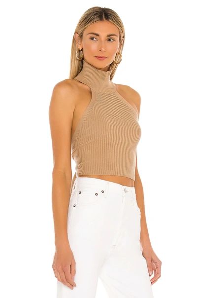 Shop House Of Harlow 1960 X Revolve Heather Halter Top In Toffee