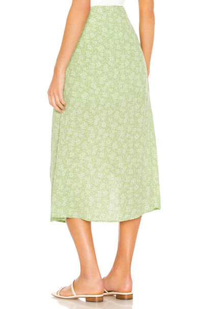 Shop Minkpink Summer Lovin Midi Skirt In Greenery