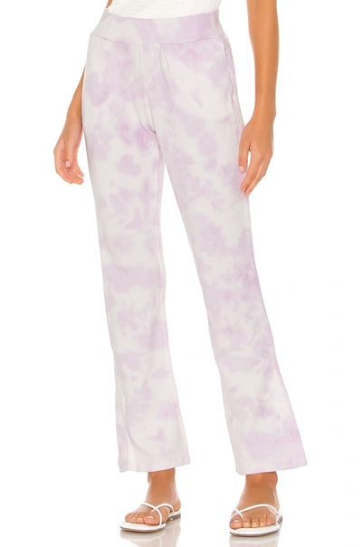 Shop 525 America Tie Dye Full Length Pants In Electric Lilac