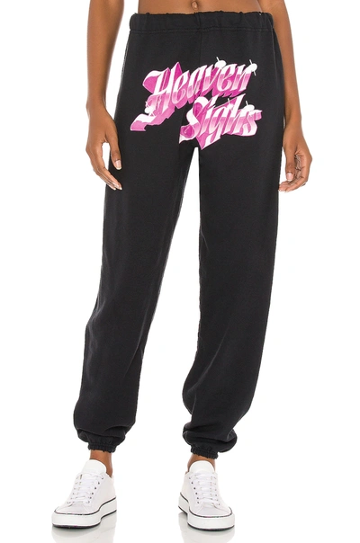 Boys Lie Heaven Sighs Pink Sweatpants In Black