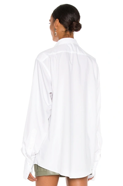 Shop Aya Muse Tuxedo Shirt In White