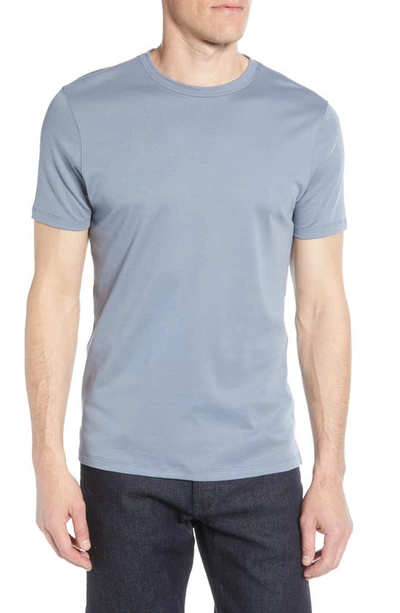 Shop Robert Barakett Georgia Pima Cotton T-shirt In Metallic