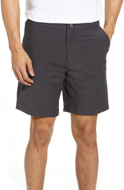 Shop Faherty All Day Shorts In Charcoal