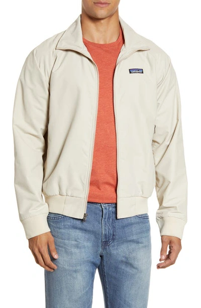 Shop Patagonia Baggies Wind & Water Resistant Recycled Jacket In Pumice