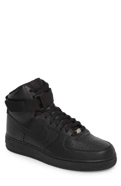 Shop Nike Air Force 1 High '07 Sneaker In Black/ Black