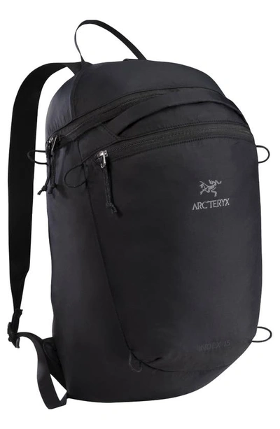 Shop Arc'teryx Index 15 Backpack In Black