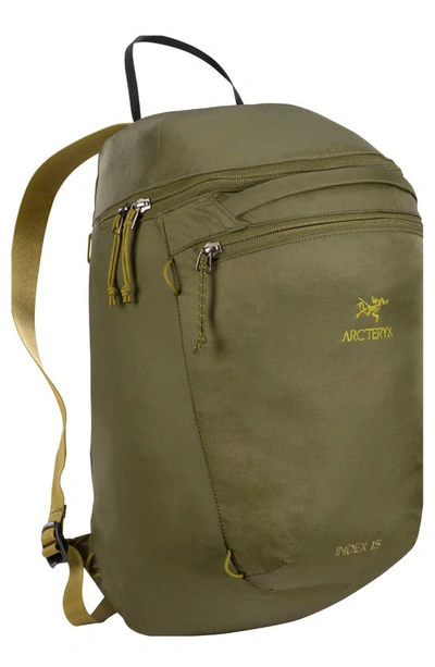 Shop Arc'teryx Index 15 Backpack In Bushwack