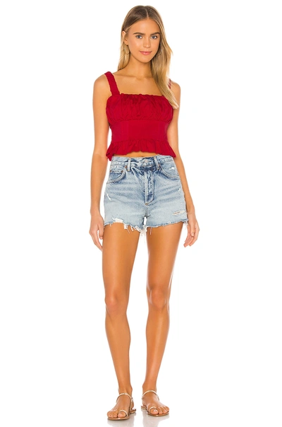 Shop Lovers & Friends Cole Top In Cherry Red