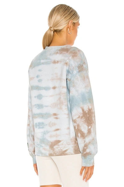 Shop Danzy Tie Dye Collection Crew Sweatshirt In Pastel Camouflage