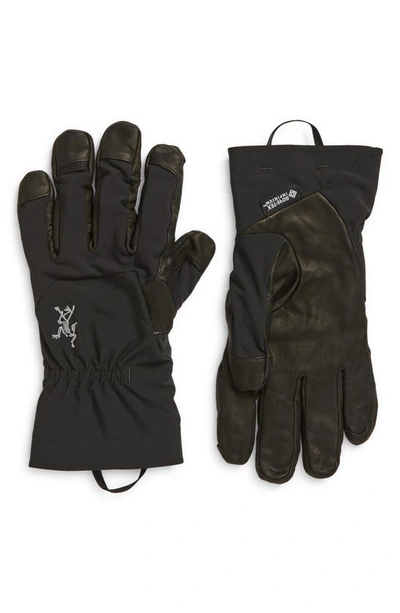 Shop Arc'teryx Venta Ar Gore-tex Gloves In Black