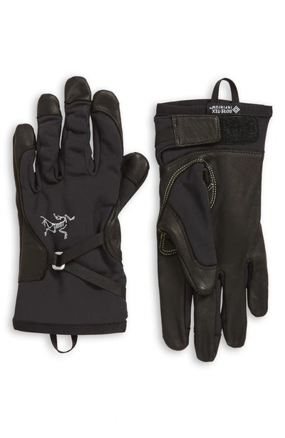 Shop Arc'teryx Alpha Sl Gore-tex(r) Gloves In Black