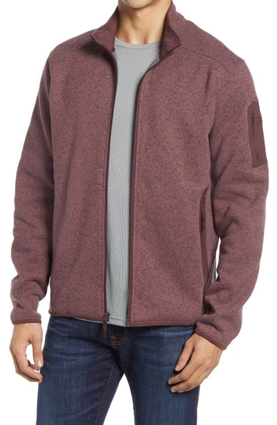 Shop Arc'teryx Covert Zip Sweater Cardigan In Axiom Heather