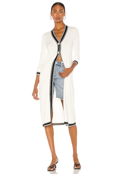 Shop Lovers & Friends Isabella Cardigan In White & Black