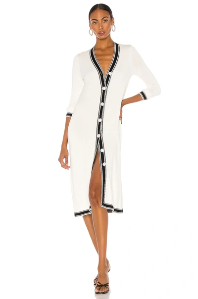 Shop Lovers & Friends Isabella Cardigan In White & Black