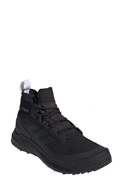 Shop Adidas Originals Terrex Free Hiker Gore-tex(r) Waterproof Hiking Boot In Black/ Carbon/ White