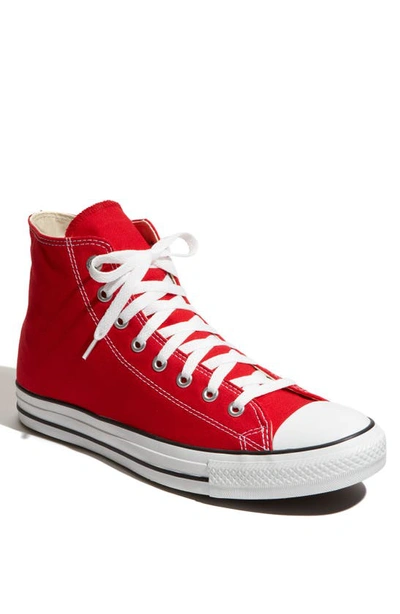 Shop Converse Chuck Taylor® All Star® High Top Sneaker In Red