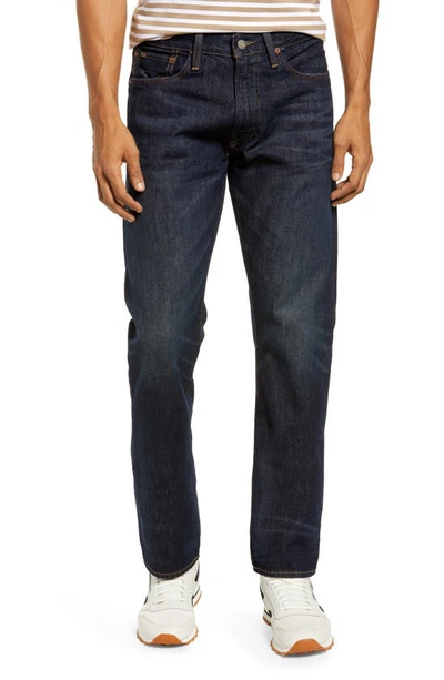 Shop Polo Ralph Lauren Varick Slim Straight Leg Jeans In Morris Dark