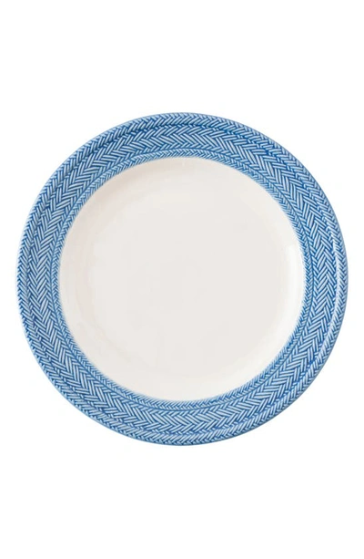 Shop Juliska Le Panier Dinner Plate In Whitewash/ Delft Blue