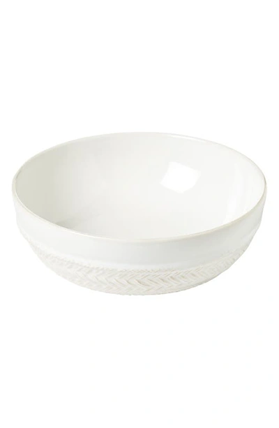 Shop Juliska Le Panier Ceramic Coupe Bowl In Whitewash