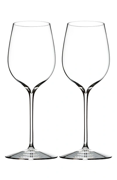 Waterford Elegance Set Of 2 Fine Crystal Pinot Noir Glasses In Clear