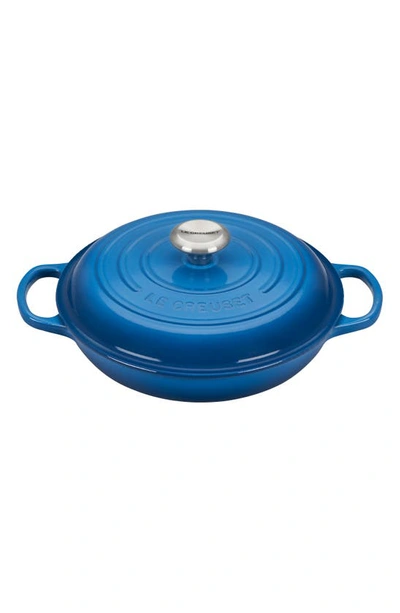 Le Creuset Signature 5-quart Enameled Cast Iron Braiser In Marseille