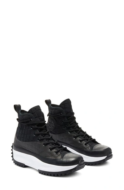 Converse Chuck Taylor® All Star® Run Star Hike High Top Platform Sneaker In  Black | ModeSens