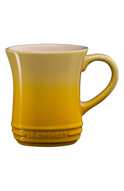 Shop Le Creuset 14-ounce Stoneware Tea Mug In Soleil