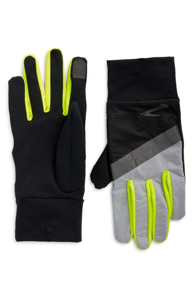 Shop Brooks Carbonite Running Gloves In Luminosity