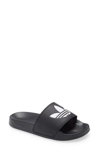 Shop Adidas Originals Adilette Lite Sport Slide In Core Black