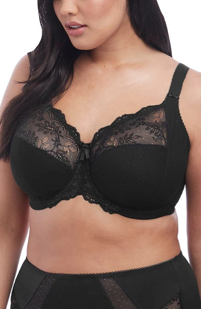 Shop Elomi Meredith Underwire Full Fit Banded Bra In Black
