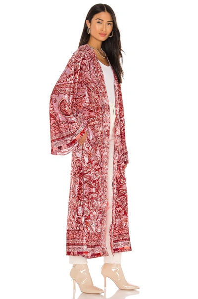 Shop Free People Enchanted Robe In Palace Pink Combo