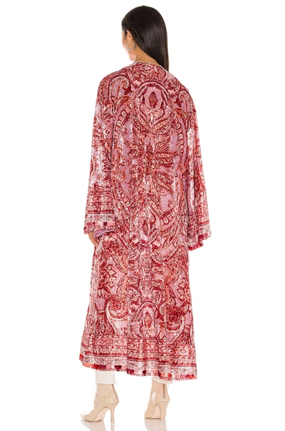 Shop Free People Enchanted Robe In Palace Pink Combo