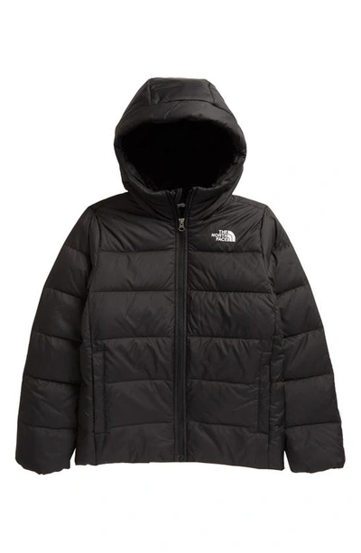 Shop The North Face Kids' Moondoggy Water Repellent 550 Fill Power Down Jacket In Tnf Black