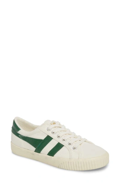 Shop Gola Tennis Mark Cox Sneaker In Off White/ Green