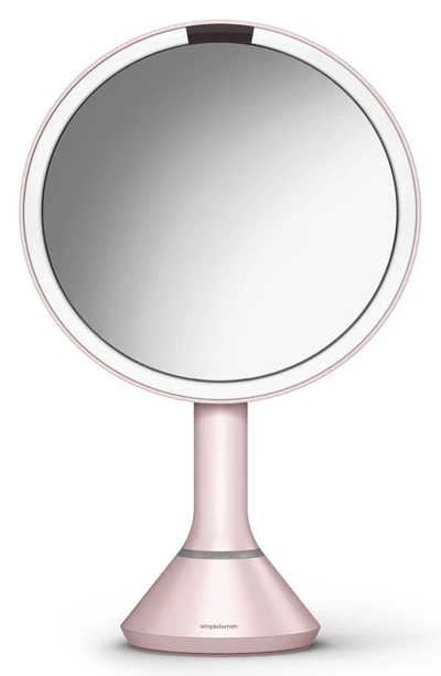 Shop Simplehuman 8-inch Sensor Mirror With Brightness Control In Pink