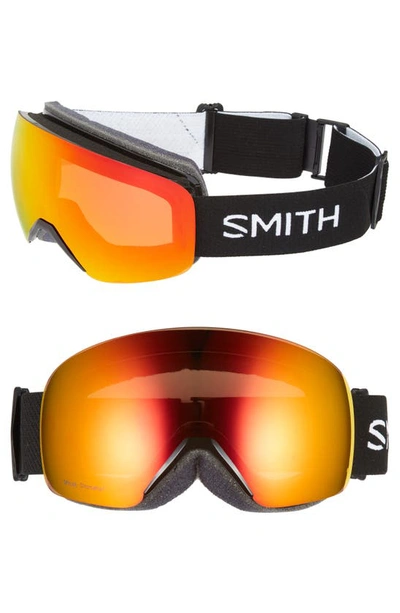 Shop Smith Skyline 250mm Special Fit Chromapop Snow Goggles In Black