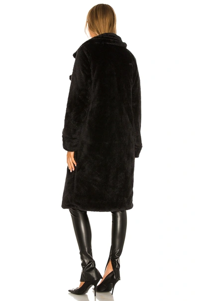 Shop Lovers & Friends Teddy Fur Coat In Black