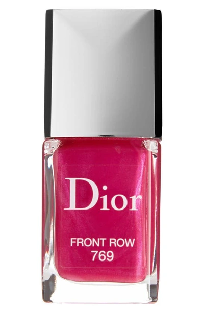 Shop Dior Vernis Gel Shine & Long Wear Nail Lacquer In 769 Front Row