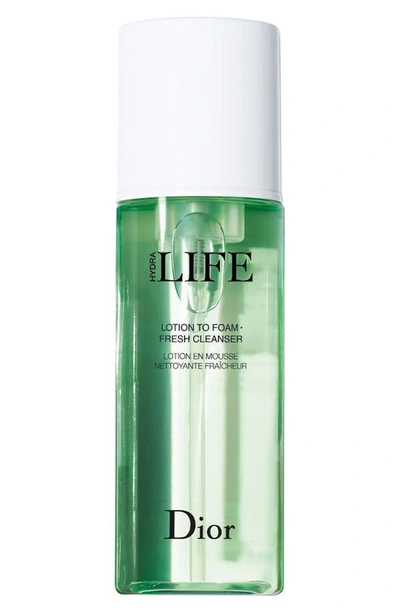 Shop Dior Hydra Life Lotion To Foam Fresh Cleanser