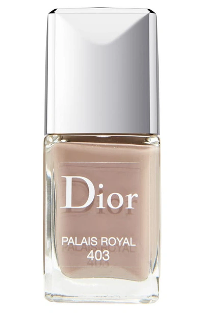 Shop Dior Vernis Gel Shine & Long Wear Nail Lacquer In 403 Palais Royal