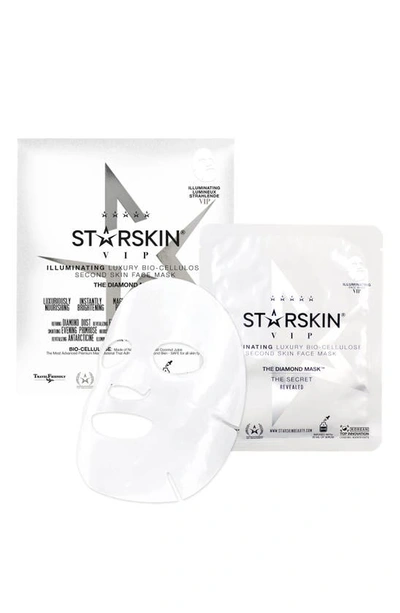 Shop Starskin The Diamond Mask Vip Illuminating Luxury Bio-cellulose Second Skin Face Mask