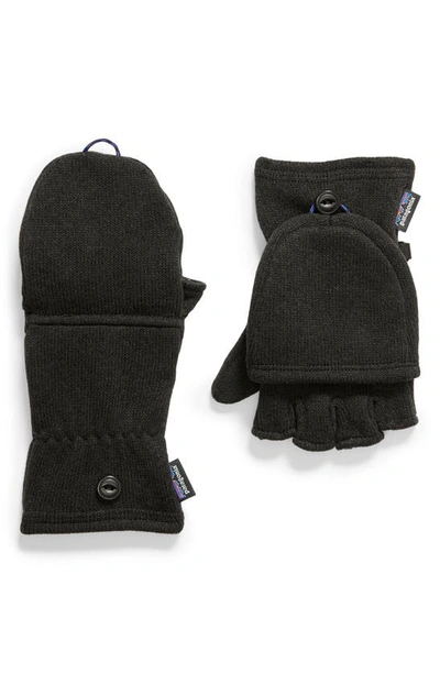 Shop Patagonia Better Sweater® Gloves In Black Black