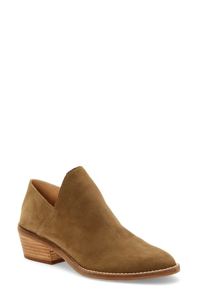 Shop Lucky Brand Fausst Bootie In Antique Brown Suede