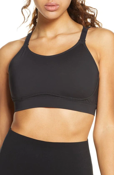 Shop Spanxr High Impact Sports Bra In Black