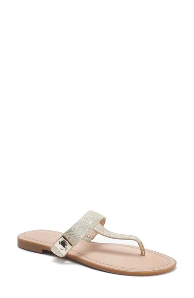 Shop Kate Spade Cyprus Sandal In Gold Leather