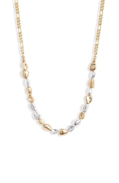 Shop Jenny Bird Nevis Necklace In High Polish Gold/ Silver