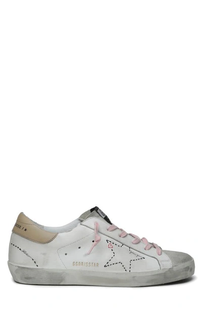 Shop Golden Goose Super-star Low Top Sneaker In Ice/ White/ Incense