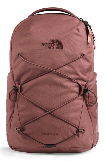 Shop The North Face 'jester' Backpack In Marron Purple/ Pink Clay