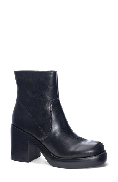 Shop Dirty Laundry Groovy Platform Boot In Black Leather