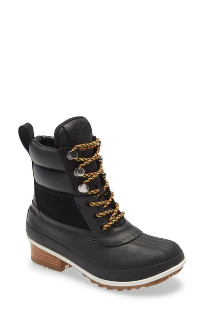 Shop Sorel Slimpack Iii Waterproof Hiker Boot In Black